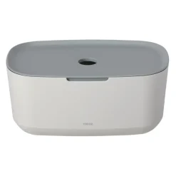 Tiger Opbergbox TESS met deksel wit/lichtgrijs