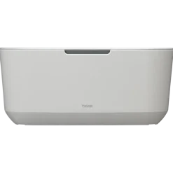 Tiger Opbergbox TESS met deksel wit/lichtgrijs