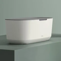 Tiger Opbergbox TESS met deksel wit/lichtgrijs