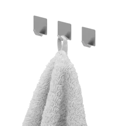 Tiger ophang haak Baseline Square small geborsteld RVS set van 3