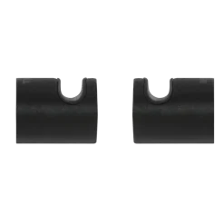 Tiger ophang haak Bold set van 2 mat zwart RVS