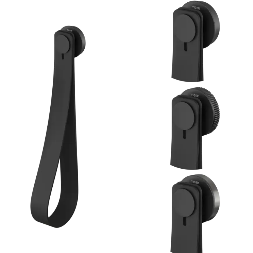 Tiger Orion Reserverolhouder hangend - Zwart