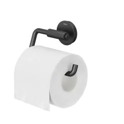 Tiger Orion toiletrolhouder zonder klep - Zwart