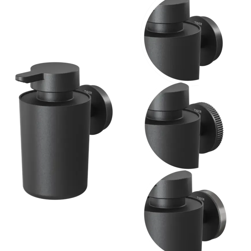 Tiger Orion zeepdispenser 180 ml zwart