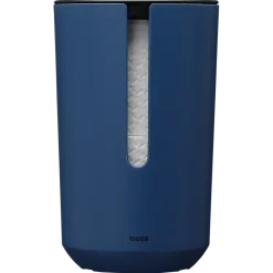 Tiger Reserverolhouder TESS met deksel vrijstaand blauw/zwart