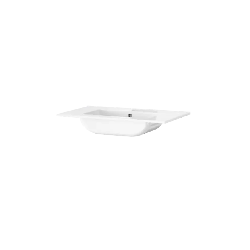 Tiger T-Line Quadro inbouwwastafel 81 cm meubel wit