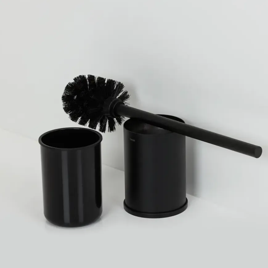 Tiger toiletborstelhouder Colar Staand Zwart