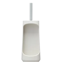 Tiger Toiletborstelhouder TESS met opbergfunctie vrijstaand en Swoop borstel flexibel wit/lichtgrijs