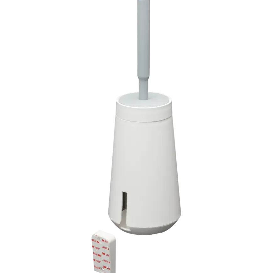 Tiger Toiletborstelhouder TESS met Swoop borstel flexibel wit/ lichtgrijs