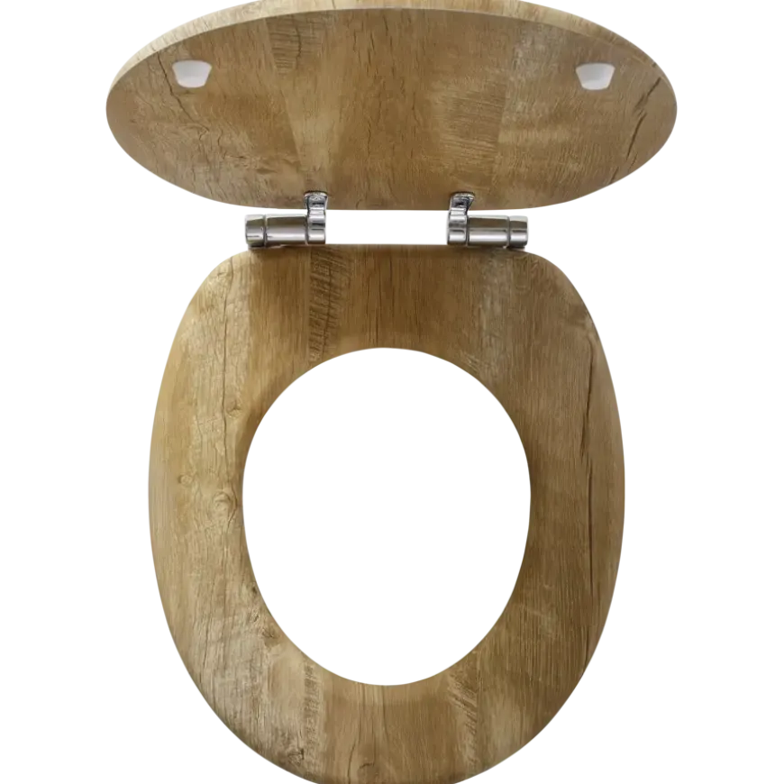 Tiger Toiletbril Hetta MDF Bruin met Softclose