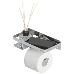 Tiger toiletrolhouder Caddy Chroom
