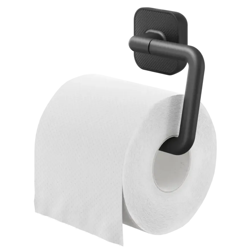 Tiger toiletrolhouder Carv zonder klep Zwart