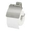 Tiger Toiletrolhouder Colar RVS met Klep