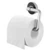 Tiger toiletrolhouder Cooper zonder klep RVS geborsteld / Zwart