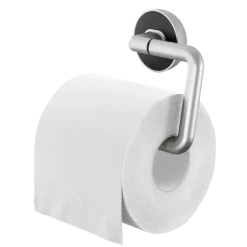 Tiger toiletrolhouder Cooper zonder klep RVS geborsteld / Zwart