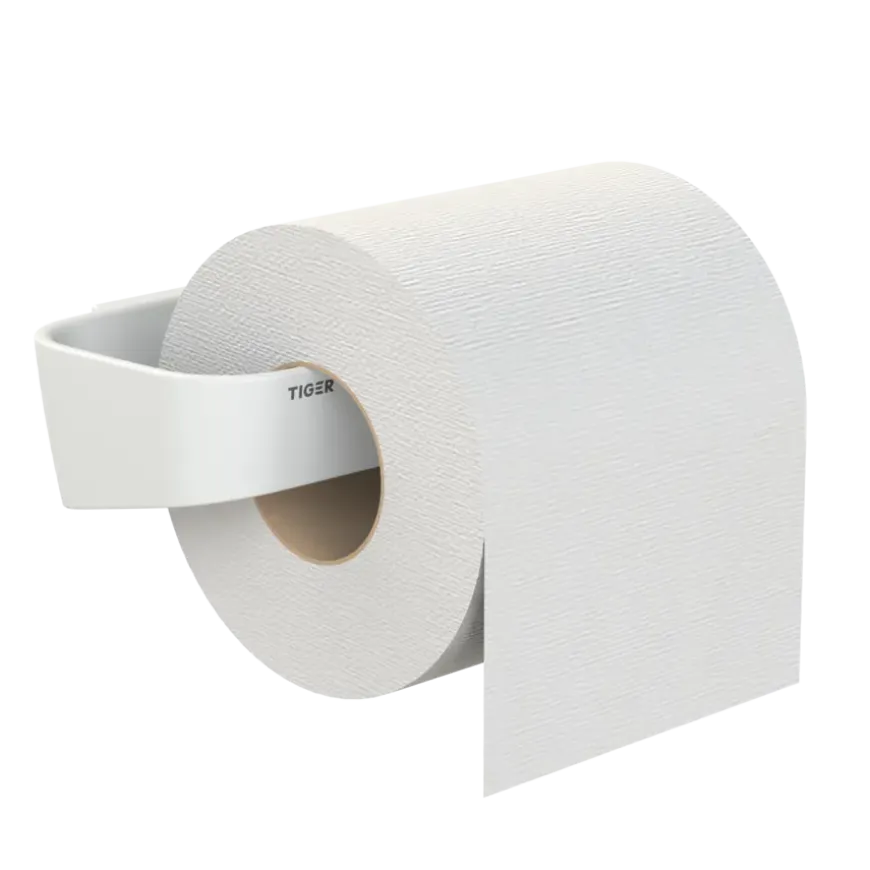 Tiger Toiletrolhouder TESS wit