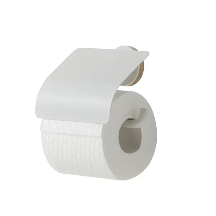 Tiger Toiletrolhouder Urban Wit met Klep
