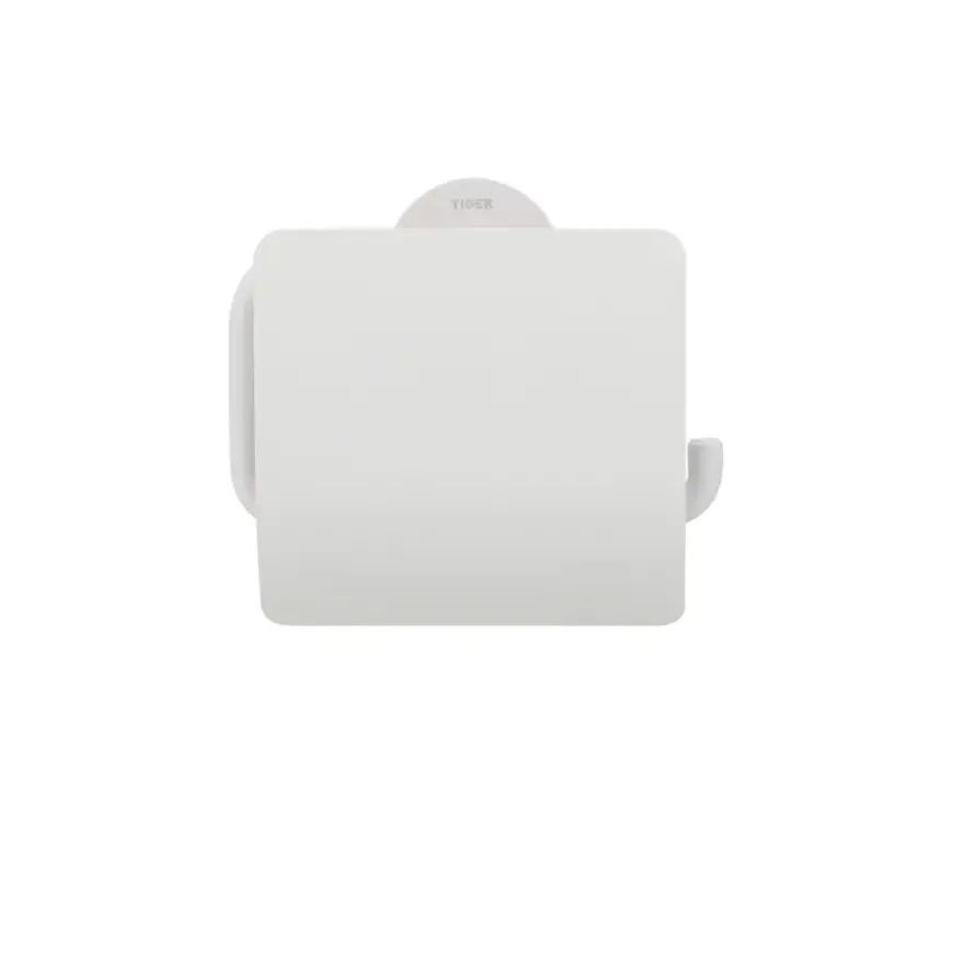 Tiger Toiletrolhouder Urban Wit met Klep