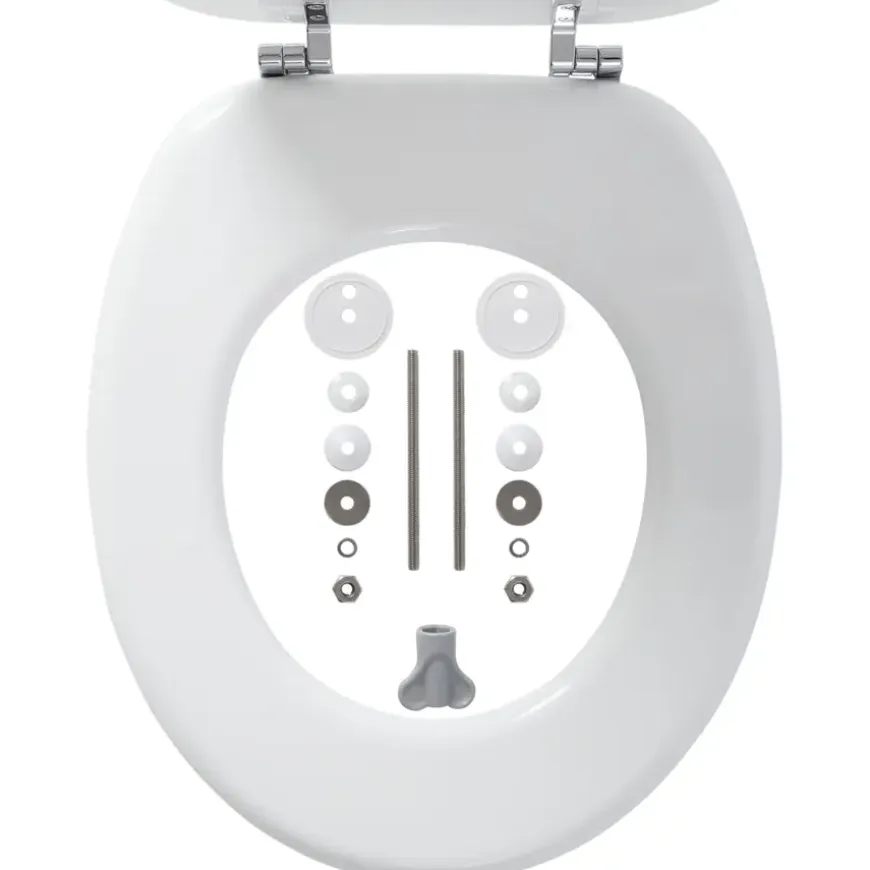 Tiger toiletzitting MDF Oregon wit