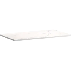 Werkbladen > Tiger wastafelblad Nook wit marmer look 80,5 cm