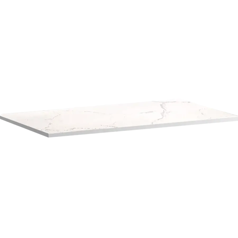 Werkbladen > Tiger wastafelblad Nook wit marmer look 80,5 cm