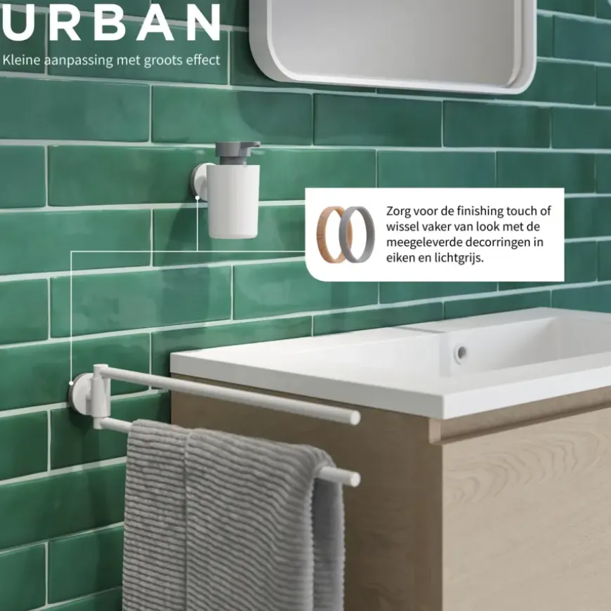 Tiger zeepdispenser Urban wit