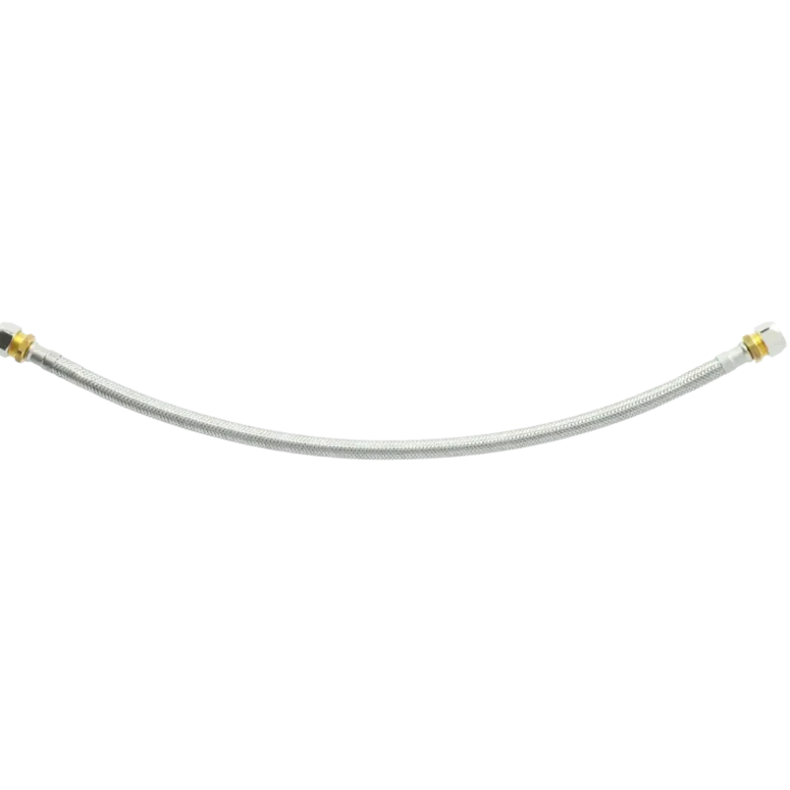 Toevoerslang flexibel - buisje x moer ø10 x 3/8"F - 30 cm - D8 inox