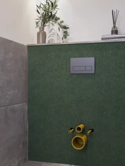 Constructieplaten|Alle Houten Platen > Geen Toilet achterwand spaanplaat 123 x 120 cm 18 mm vochtwerend