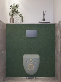 Constructieplaten|Alle Houten Platen > Geen Toilet achterwand spaanplaat 123 x 120 cm 18 mm vochtwerend