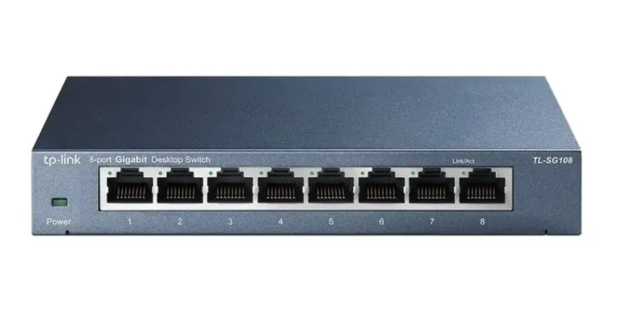 Computeraccessoires > TP-Link 10/100/1000 Mbps Desktop switch met 8 aansluitingen TL-SG108