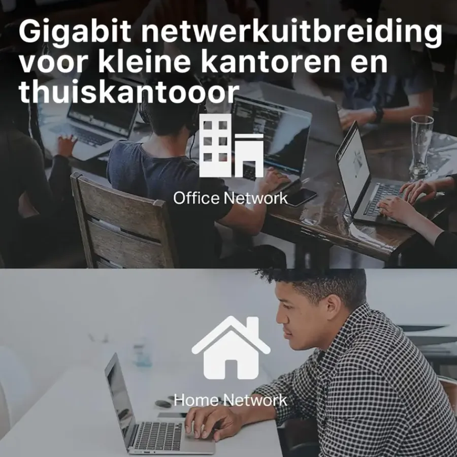 Computeraccessoires > TP-Link 10/100/1000 Mbps Desktop switch met 8 aansluitingen TL-SG108
