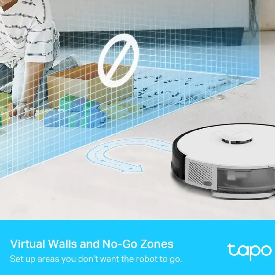 Robot Stofzuigers > Tapo TP-Link Robotstofzuiger RV30 met dweilfunctie