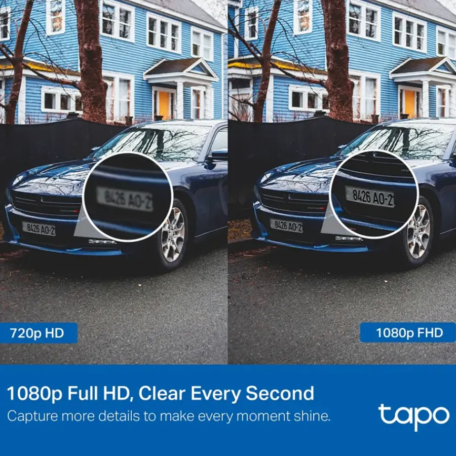 Elektronische Beveiliging > Tapo TP-Link TC40 beveiligingscamera voor buiten Full HD 1080P bedraad Pan/Tilt
