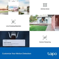 Elektronische Beveiliging > Tapo TP-Link TC65 beveiligingscamera voor buiten 3MP bedraad