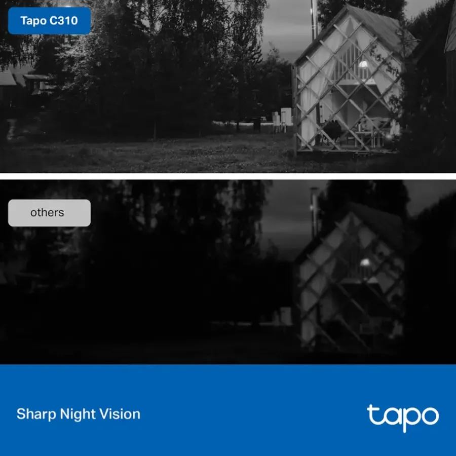 Elektronische Beveiliging > Tapo TP-Link TC65 beveiligingscamera voor buiten 3MP bedraad