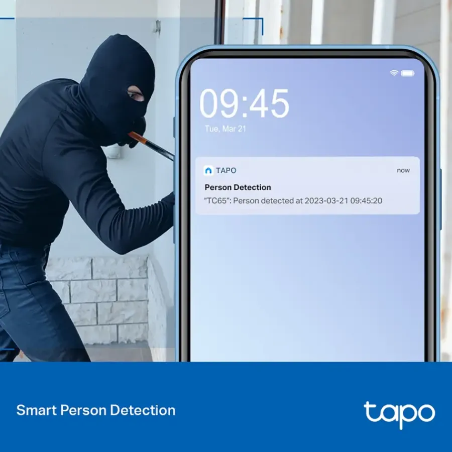Elektronische Beveiliging > Tapo TP-Link TC65 beveiligingscamera voor buiten 3MP bedraad