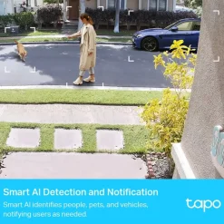Elektronische Beveiliging > Tapo TP-Link TC420S1 beveiligingscamera voor buiten 2K QHD met batterij