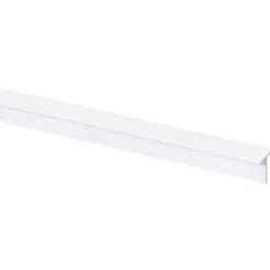 Wandpanelen|Kunststofprofielen > Geen T-profiel kunststof wit 18x18 mm lengte 260 cm