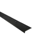 Trapkant aluminium mat zwart 40x15x1000x1.6mm