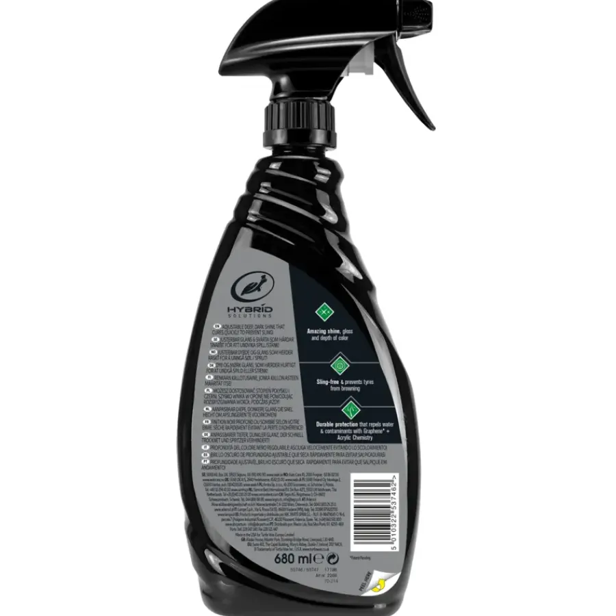 Auto Reinigings- & Poetsmiddelen > Turtle Wax hs tyre shine 680ml