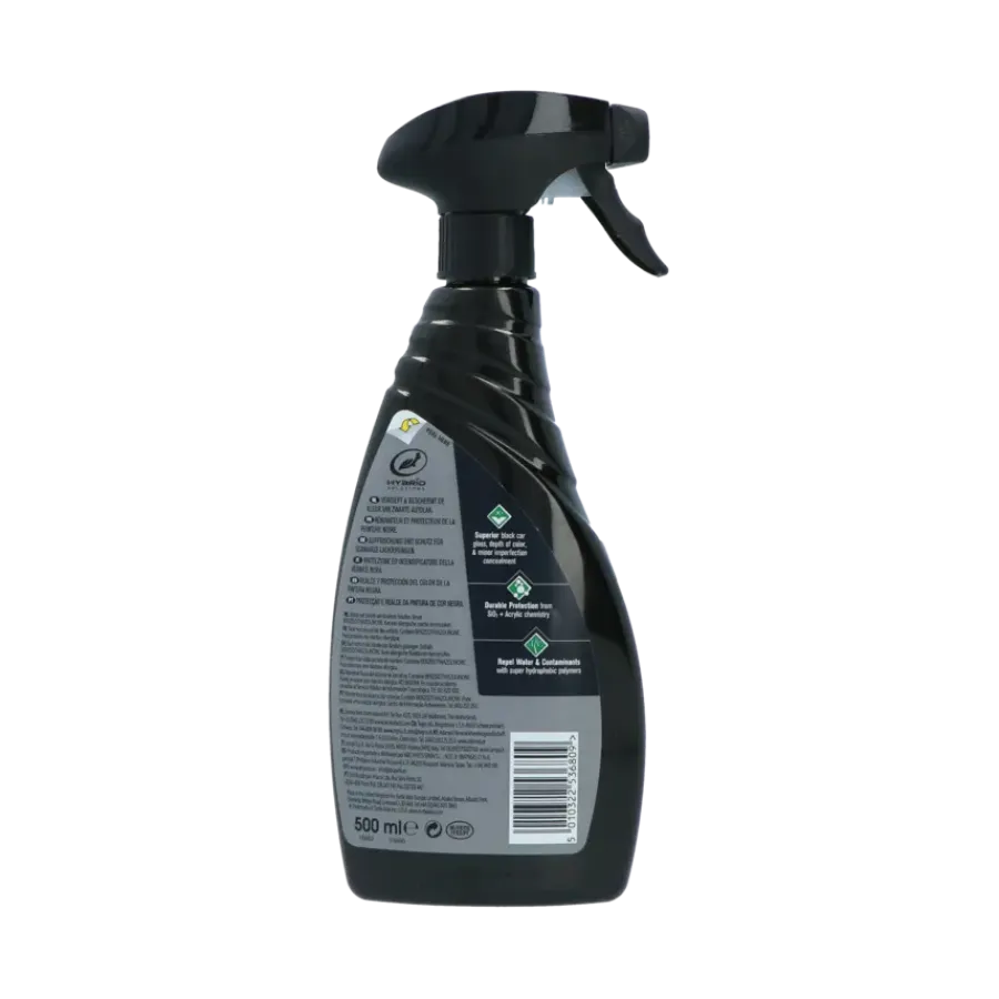 Auto Reinigings- & Poetsmiddelen > Turtle Wax hybrid solutions ceramic black wax 500ml