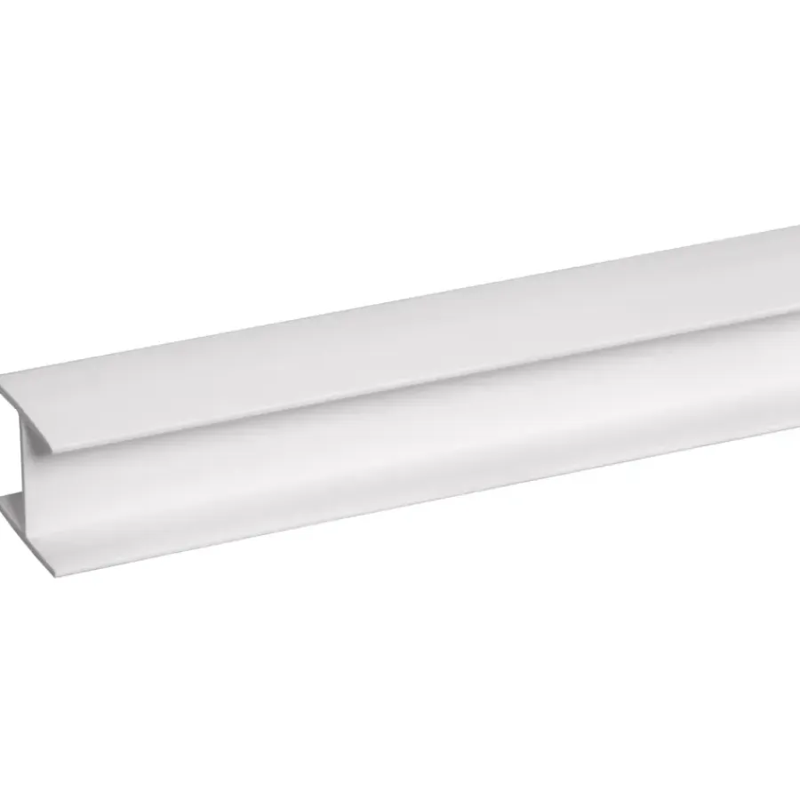 Wandpanelen|Kunststofprofielen > Geen Tussenprofiel kunststof wit 21x25 mm lengte 260 cm