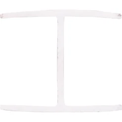 Wandpanelen|Kunststofprofielen > Geen Tussenprofiel kunststof wit 21x25 mm lengte 260 cm