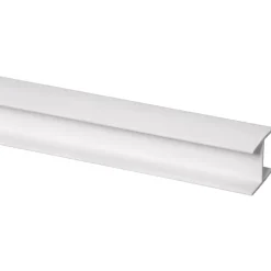 Wandpanelen|Kunststofprofielen > Geen Tussenprofiel kunststof wit 21x25 mm lengte 260 cm