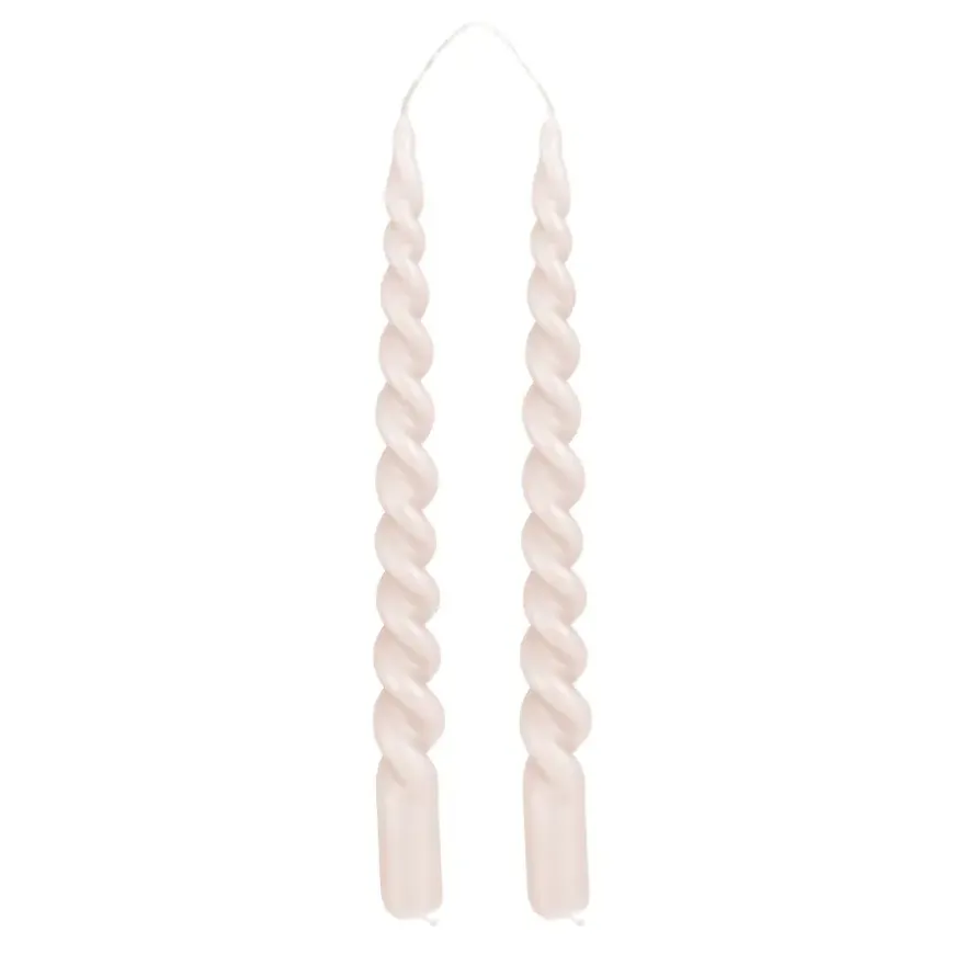 Twist dinerkaars l.roze 2 stuks - h29xd2,2cm