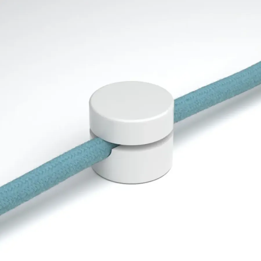 Kabelklemmen > Creative Cables Universele kabelklem wit plastic 2pack