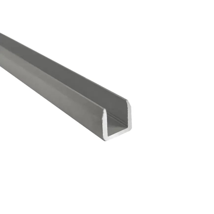 U-profiel aluminium mat zilver 22,5x22x2600x1.8mm
