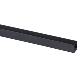 U-profiel kunststof antraciet 18x18 mm 260 cm