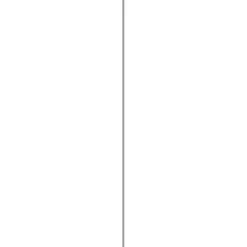 U-profiel kunststof RVS look 18x21mm 260cm
