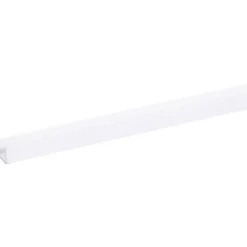 Wandpanelen|Kunststofprofielen > Geen U-profiel kunststof wit 12x15 mm lengte 260 cm